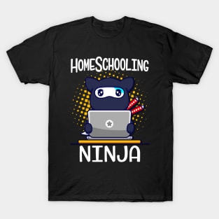 Homeschooling Ninja Schoolchildren 2021 School T-Shirt